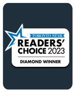 2023 Diamond Winner badge for Readers' Choice in Toronto